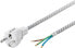 Фото #3 товара Goobay GB 50504 - Netzkabel Schutzkontaktstecker 3 m Textilleitung offenes - Cable - Current/Power Supply