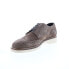 Фото #4 товара Bruno Magli Silvio MB2SILO1 Mens Gray Suede Oxfords Wingtip & Brogue Shoes 8.5