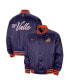 ფოტო #1 პროდუქტის Men's Purple Phoenix Suns 2023/24 City Edition Courtside Premier Full-Snap Bomber Jacket