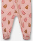 ფოტო #2 პროდუქტის Baby Girls Baby Organic Cotton One Piece Pajama Pink Christmas Cookies