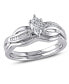 ფოტო #1 პროდუქტის Certified Diamond (1/2 ct. t.w.) Marquise-Shape Bridal Set in 14k White Gold