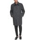 Men's Rennel Houndstooth Single-Breasted Topcoat