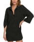 ფოტო #1 პროდუქტის Women's Gauze Beach Tunic Cotton Cover-Up Dress