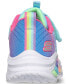 Фото #10 товара Little Girls Rainbow Cruisers Light-Up Fastening Strap Casual Sneakers from Finish Line