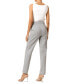 Фото #2 товара Women's Pinstriped Pull-On Trouser Leggings