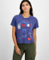 ფოტო #1 პროდუქტის Juniors' Paris Graphic-Print Tee