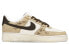 【定制球鞋】 Nike Air Force 1 Low 国风礼盒 古代国风 麻绳 低帮 板鞋 男款 棕黑白 / Кроссовки Nike Air Force CW2288-111