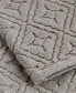 Micro Cotton Sculpted Tonal Tile Washcloth, 13" x 13", Created for Macy's