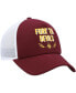 Фото #3 товара Men's Maroon Arizona State Sun Devils Phrase Foam Front Trucker Adjustable Hat