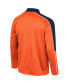 Фото #3 товара Men's Orange Syracuse Orange Marled Half-Zip Jacket
