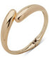 ფოტო #1 პროდუქტის Gold-Tone Puffy Tapered Bypass Bangle Bracelet