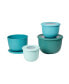 Stackable Mixing Bowls with Lids Set, Set of 8