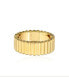 Фото #1 товара Кольцо Alev Jewelry Thick Striped Gold