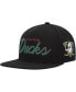 Men's Black Anaheim Ducks Core Team Script 2.0 Snapback Hat - фото #1