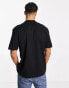 River Island regular fit t-shirt in black Черный, S - Chest 35-37 - фото #3