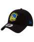 Фото #1 товара Men's Black Golden State Warriors Team 2.0 9TWENTY Adjustable Hat