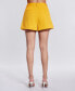 ფოტო #2 პროდუქტის Women's Pleated High Rise Shorts