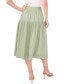 Women's Tie-Waist A-Line Midi Skirt