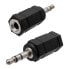 EUROCONNEX 1434 Estereo-Mono M/F Jack Adapter 3.5 mm