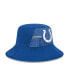 Фото #4 товара Men's Royal Indianapolis Colts 2023 NFL Training Camp Stretch Bucket Hat