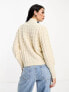 Фото #7 товара Vero Moda bobble ballon sleeve jumper in cream