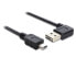 Фото #1 товара Delock 85175 - 0.5 m - USB A - Mini-USB B - USB 2.0 - Male/Male - Black