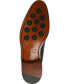 ფოტო #5 პროდუქტის Men's Hiro Leather and Embossed Croc Detailing Chelsea Boots
