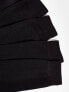 Jack & Jones socks 5 pack in black