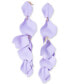 ფოტო #7 პროდუქტის Women's Satin Petal Duster Earrings