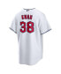 Фото #3 товара Men's Steven Kwan White Cleveland Guardians Home Replica Jersey