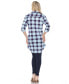 Фото #2 товара Women's Piper Stretchy Plaid Tunic