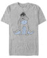 ფოტო #1 პროდუქტის Men's Basic Sketch Eeyore Short Sleeve T-Shirt