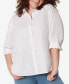 ფოტო #1 პროდუქტის Plus Size Amanda Shirt