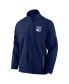 Men's Navy New York Rangers Authentic Pro Rink Coaches Full-Zip Jacket