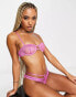 Фото #6 товара Wild Lovers Tina sheer lace strappy brazilian brief in pink