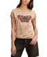 Фото #1 товара Women's Multi-Color-Butterfly-Graphic Classic Cotton T-Shirt