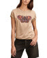 Women's Multi-Color-Butterfly-Graphic Classic Cotton T-Shirt