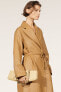 Leather coat with belt - limited edition
