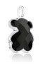 Фото #2 товара Bold silver teddy bear pendant with onyx Icon Color 1000146000