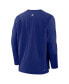 Фото #2 товара Men's Royal Texas Rangers Authentic Collection Player Performance Pullover Sweatshirt