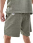 Фото #2 товара Lee – Sweat-Shorts in verwaschenem Olivgrün aus Frottee, Kombiteil