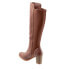 Фото #9 товара Softwalk Katia S1854-255 Womens Brown Narrow Leather Zipper Knee High Boots