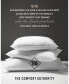 Sobella Side Sleeper 100% Cotton Face Medium Density Pillow, Queen
