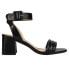 Фото #1 товара CL by Laundry Blest Block Heels Womens Black Dress Sandals IT001TXWE-90Z