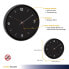 Фото #2 товара Часы настенные TFA Dostmann Analogue AA 1.5 V черные из пластика и стекла 309 мм