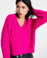 Фото #3 товара Women's Long-Sleeve Novelty Knit Sweater