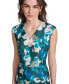 Women's Floral-Print Sleeveless Dress