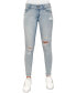 ფოტო #1 პროდუქტის Juniors' Ripped Double-Button Jeans