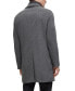 Фото #2 товара Men's Wool-Blend Zip-Up Coat