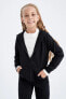 Фото #3 товара Толстовка для девочки с капюшоном DeFacto Basic-модель Y0944a622au